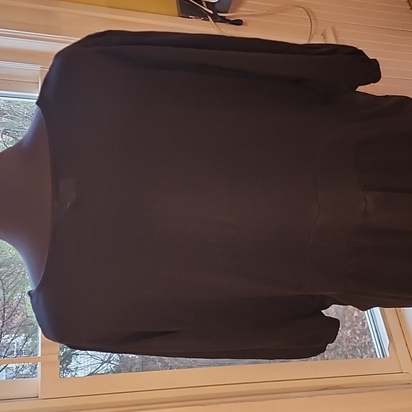 Womens black blouse plus size 2X - Picture 7 of 9